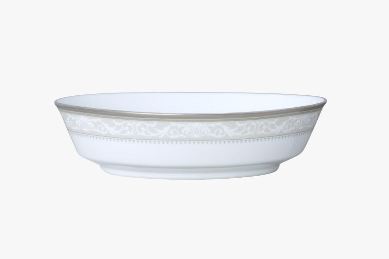 Noritake Glendonald Platinum Oval Vegetable