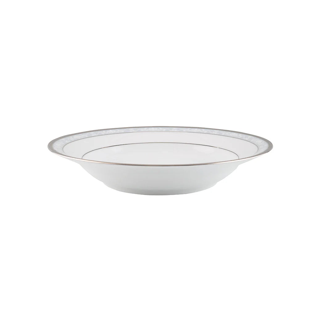 Noritake Hampshire Platinum Rimmed Soup