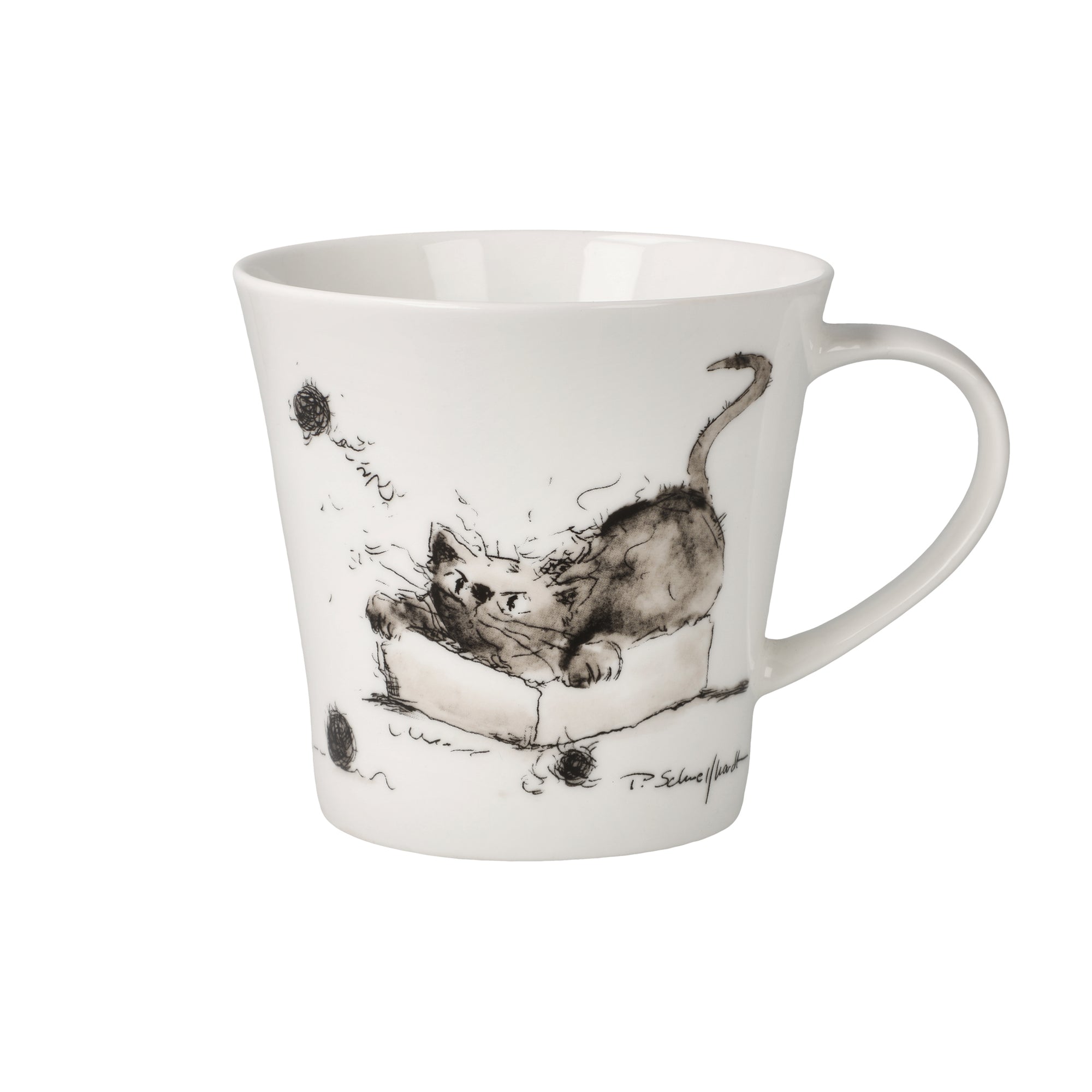 Goebel Time To play (cat with balls of wool) mug - PS