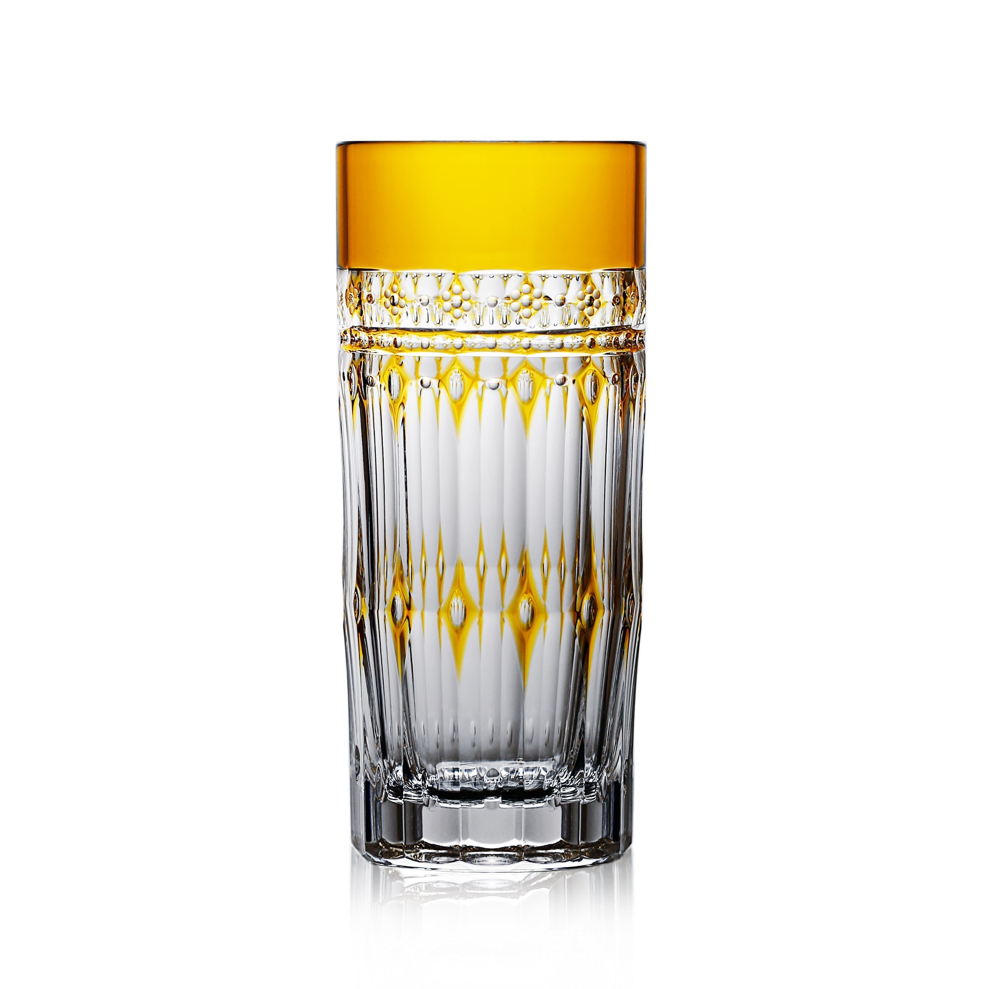 Varga Crystal Barcelona Amber Highball Tumbler