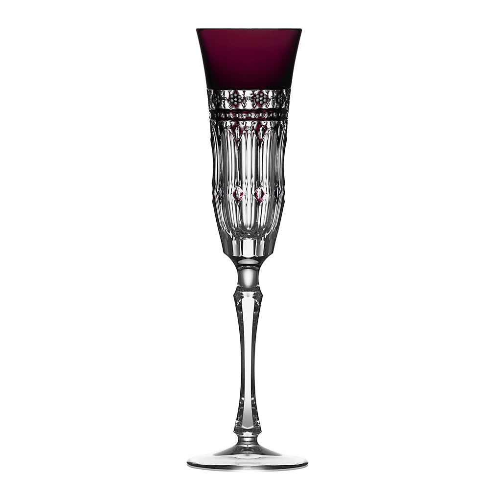 Varga Crystal Barcelona Amethyst Champagne Flute