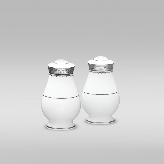 Noritake Odessa Platinum  Salt & Pepper