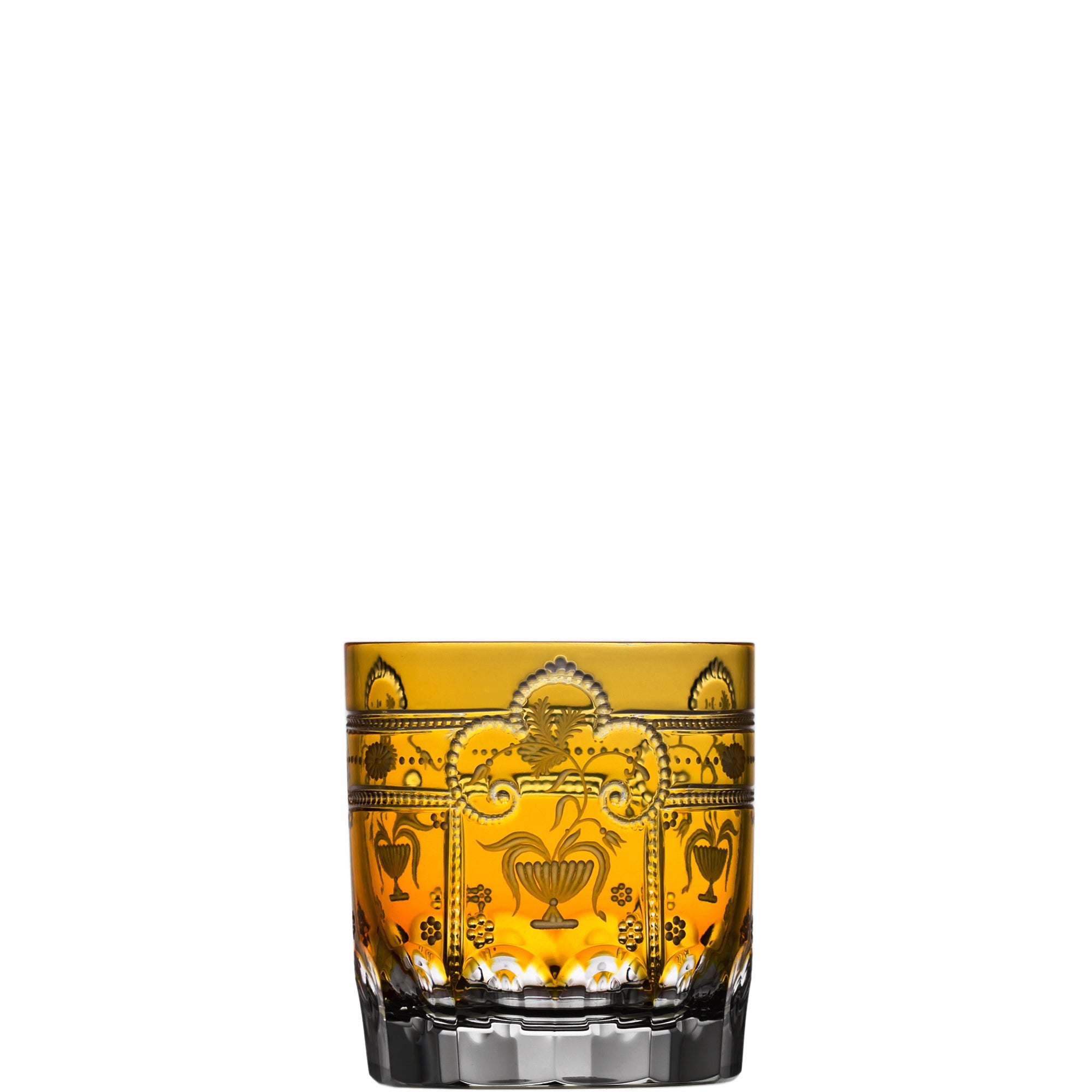 Varga Crystal Imperial Amber Double Old Fashioned