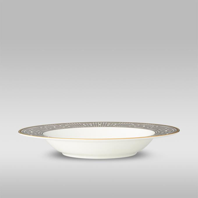 Noritake Infinity Bronze Rimmed Soup Plate 24.5cm