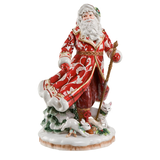 Figurine Santa in Red Coat