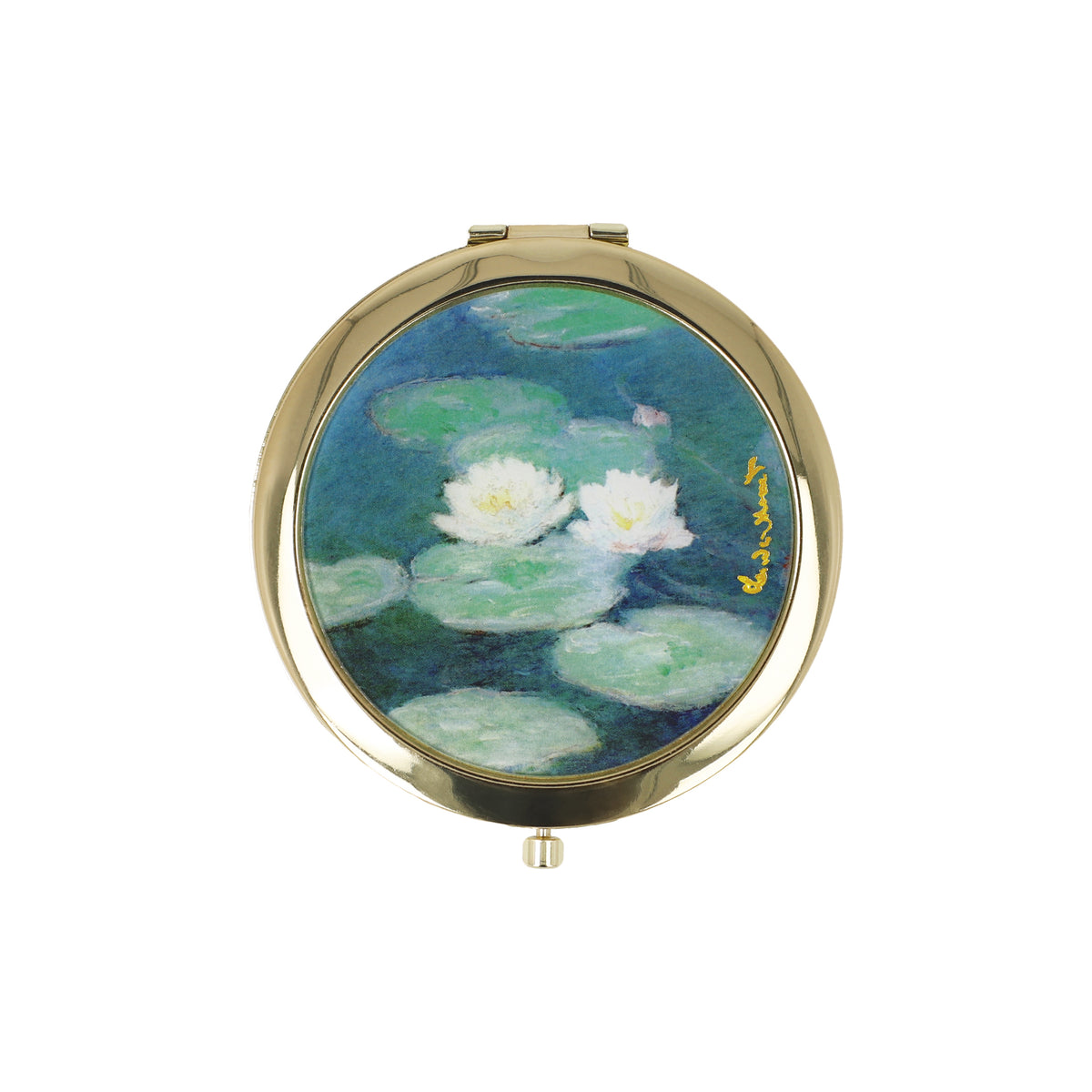 Goebel Monet Evening Flowers pocket mirror - AO