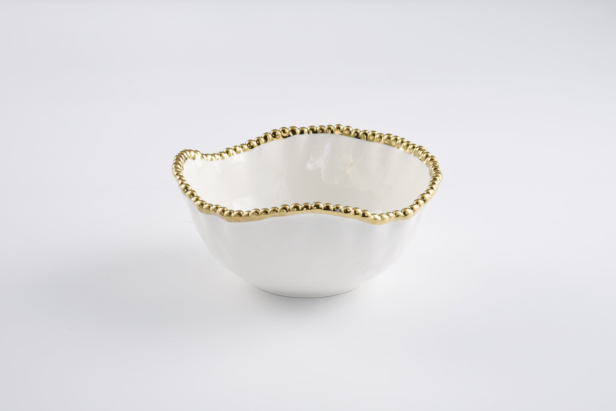 Pampa Bay Golden Salerno Medium Salad Bowl