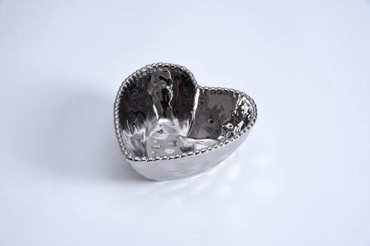 Pampa Bay Love Is In The Air Heart Bowl Silver