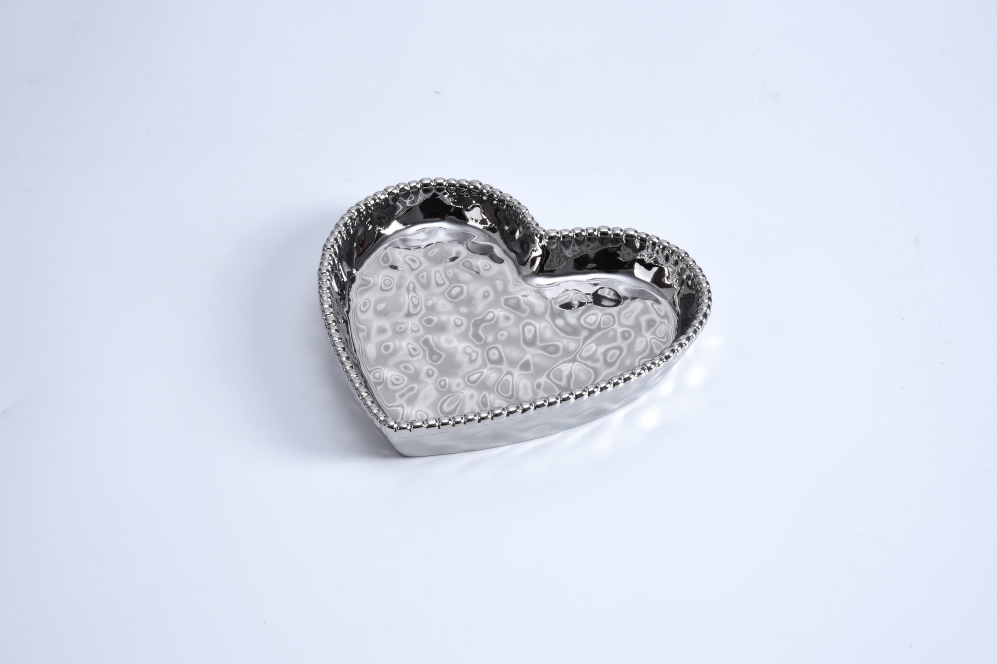 Pampa Bay Love Is In The Air Heart Dish Silver