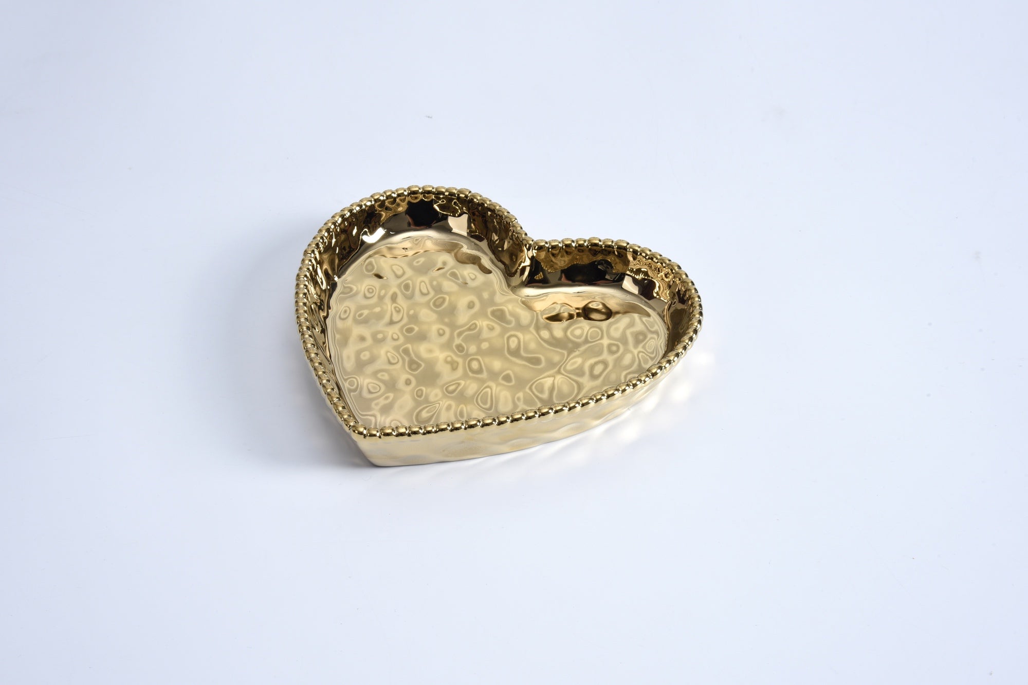 Pampa Bay Love Is In The Air Heart Dish Gold