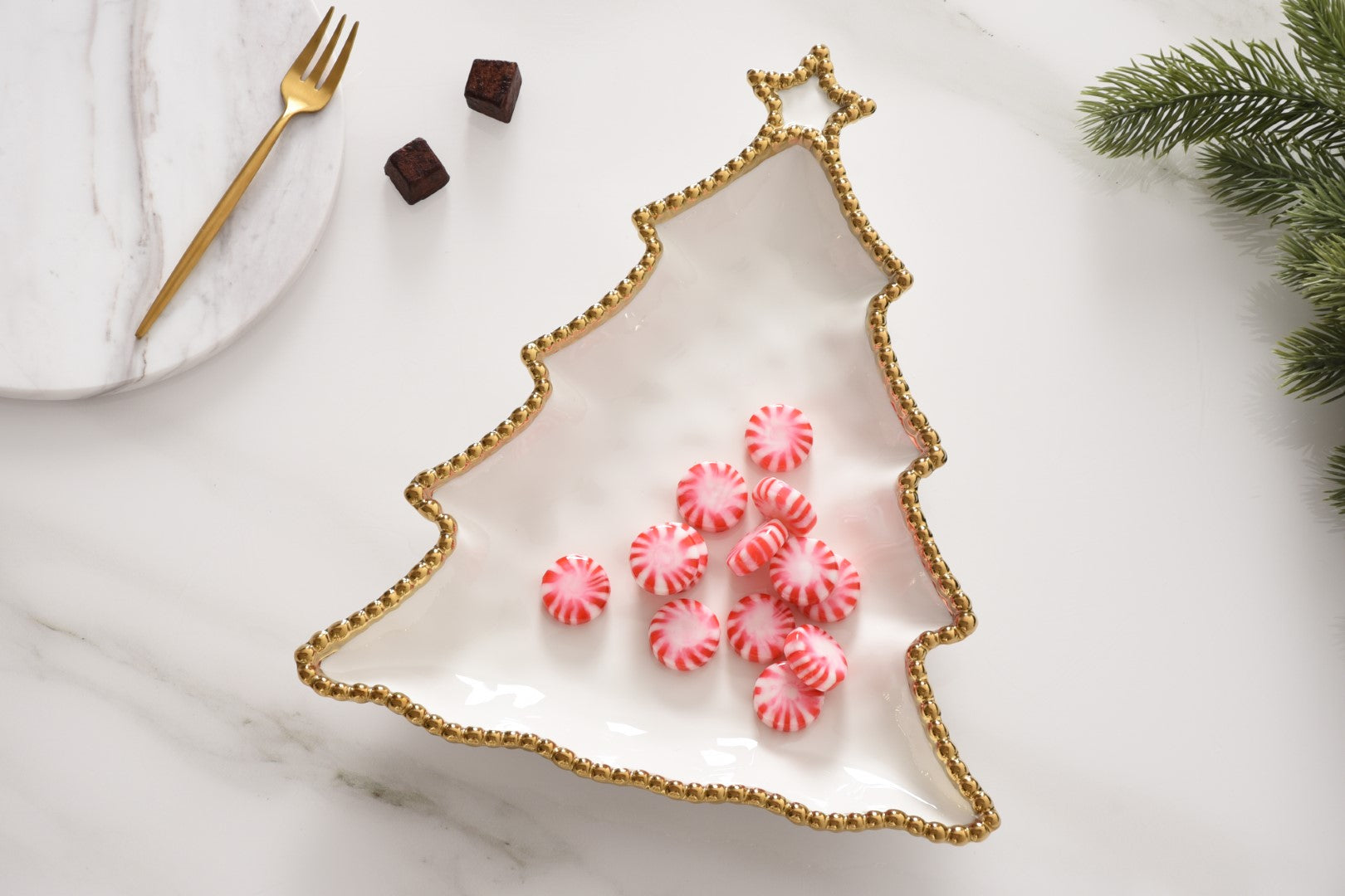 Pampa Bay For The Holidays Christmas Tree Platter