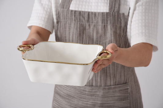 Pampa Bay Golden Handles Square Baking Dish