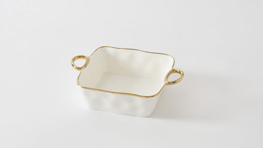 Pampa Bay Golden Handles Square Baking Dish