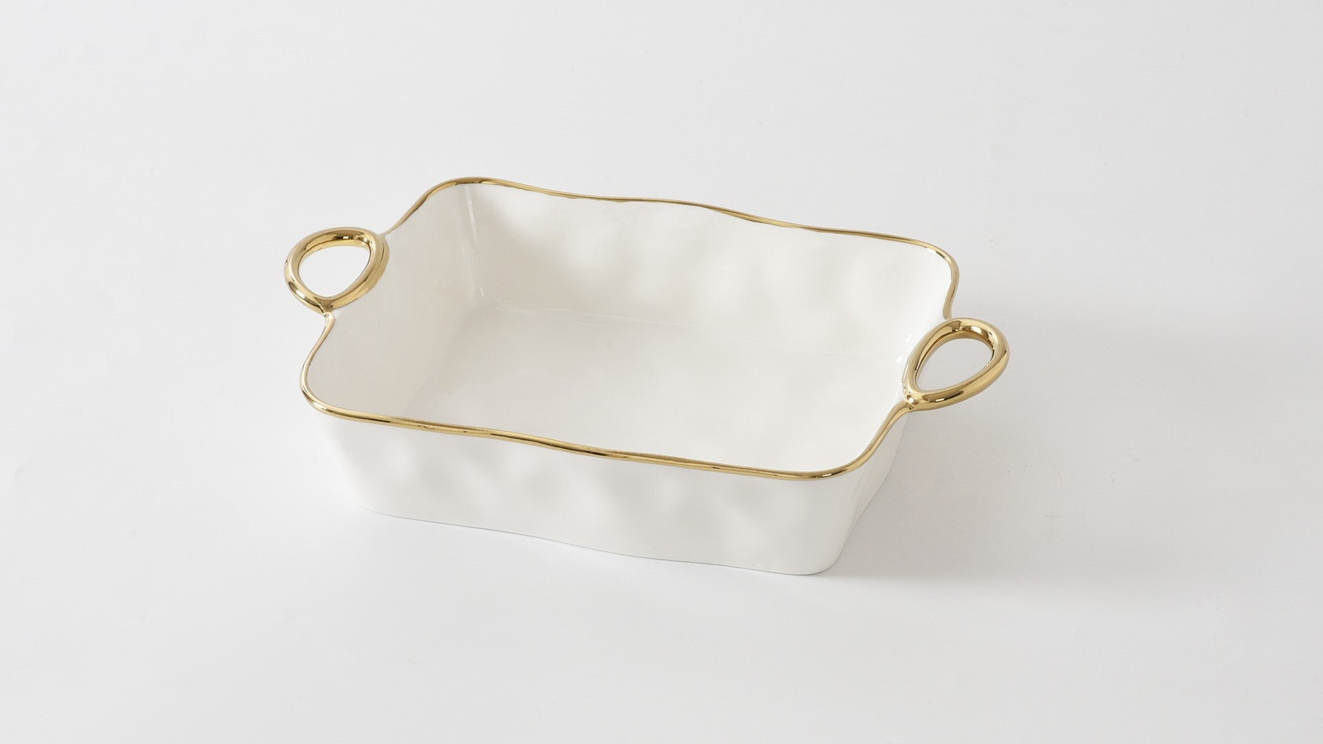 Pampa Bay Golden Handles Rectangular Baking dish
