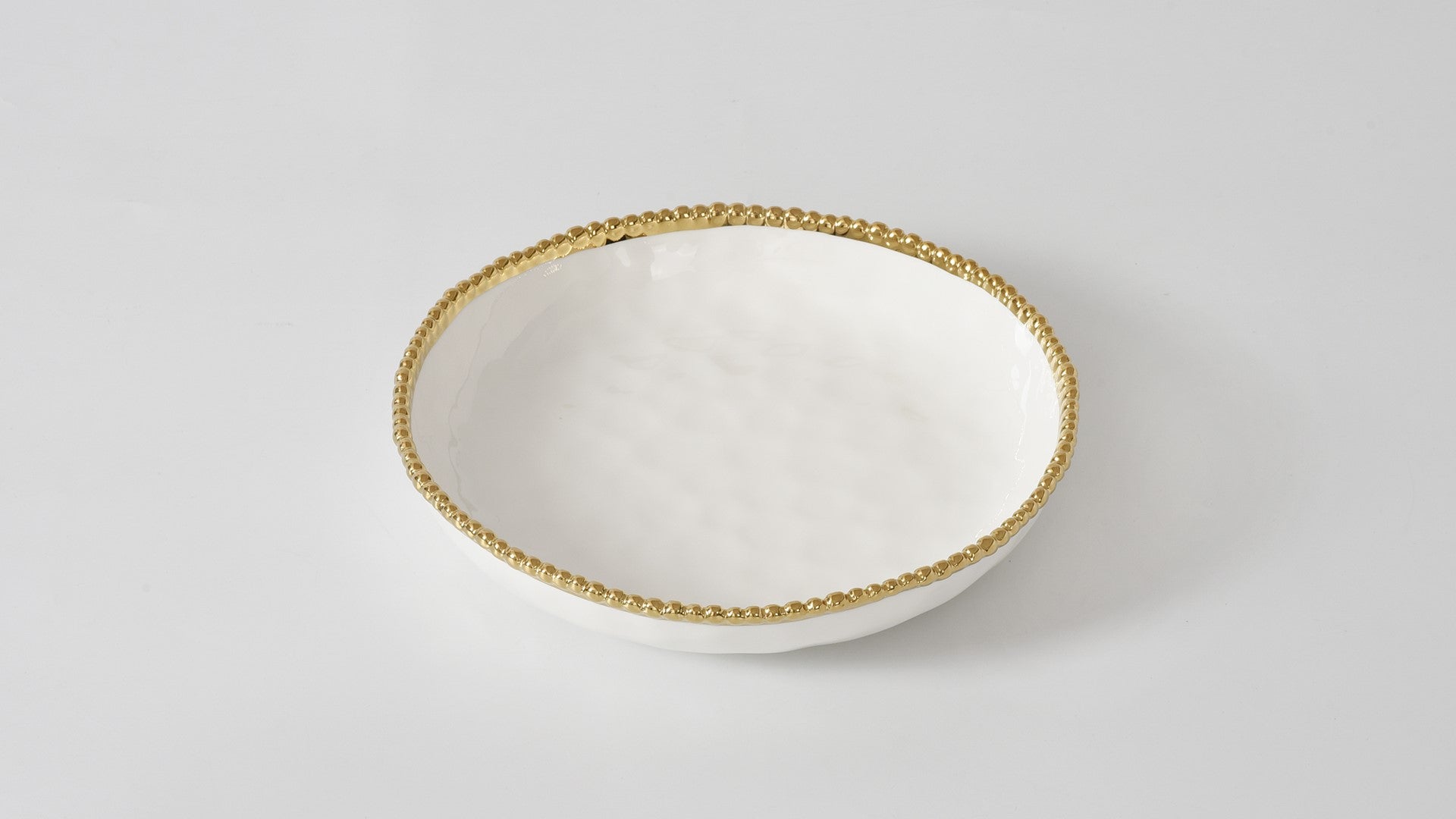Pampa Bay Golden Salerno Medium Shallow Bowl