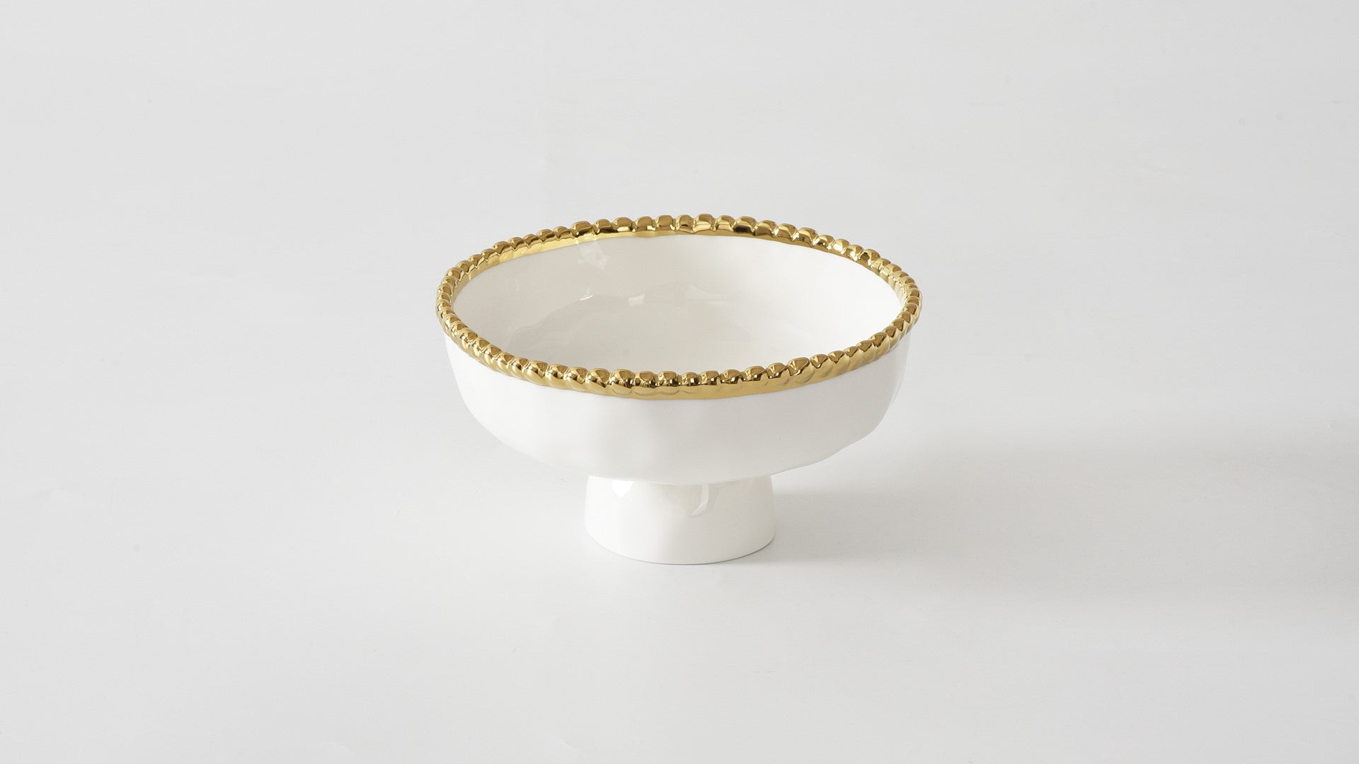 Pampa Bay Golden Salerno Small Footed Bowl