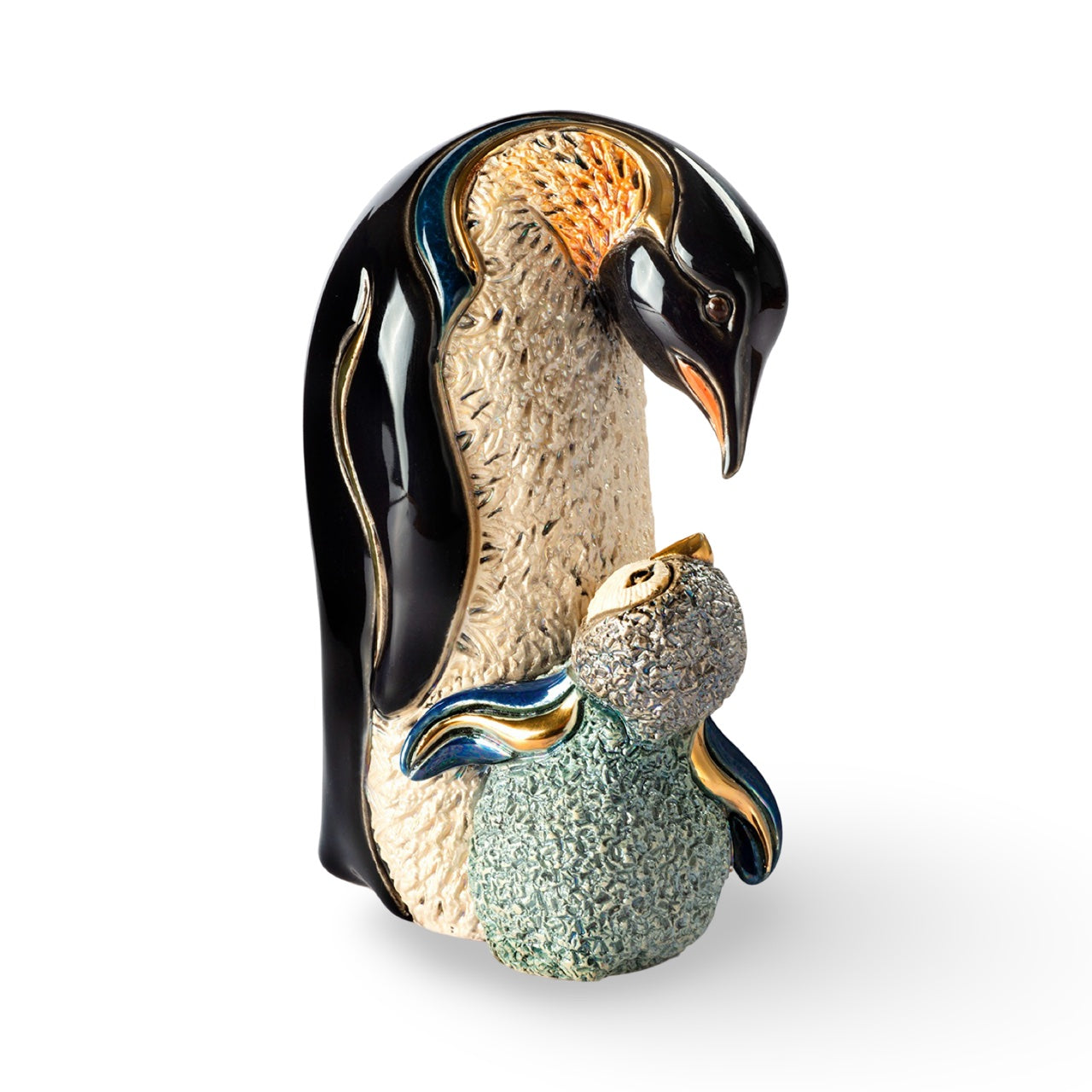 De Rosa Penguin with Baby Chick