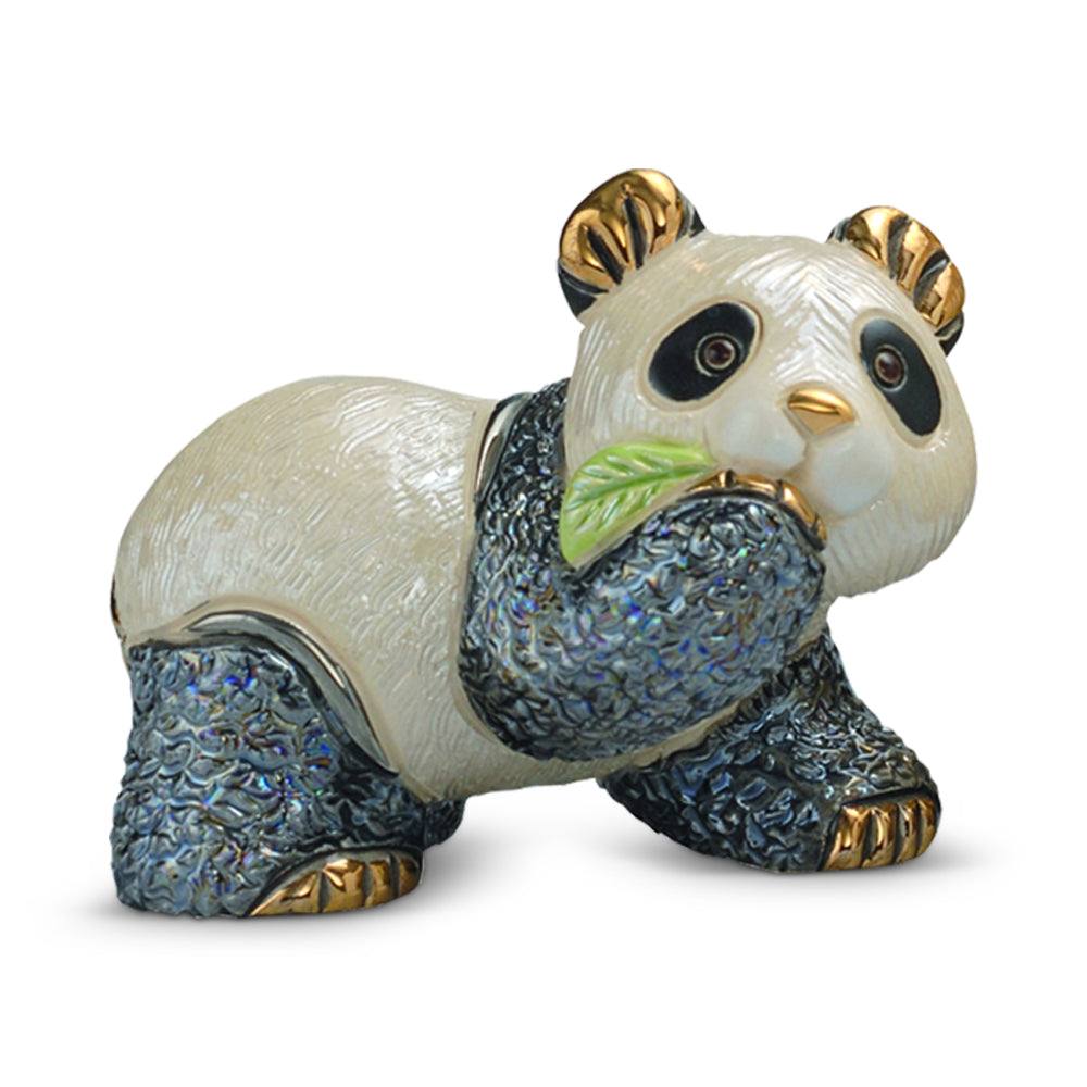 De Rosa Baby Panda with Leaf
