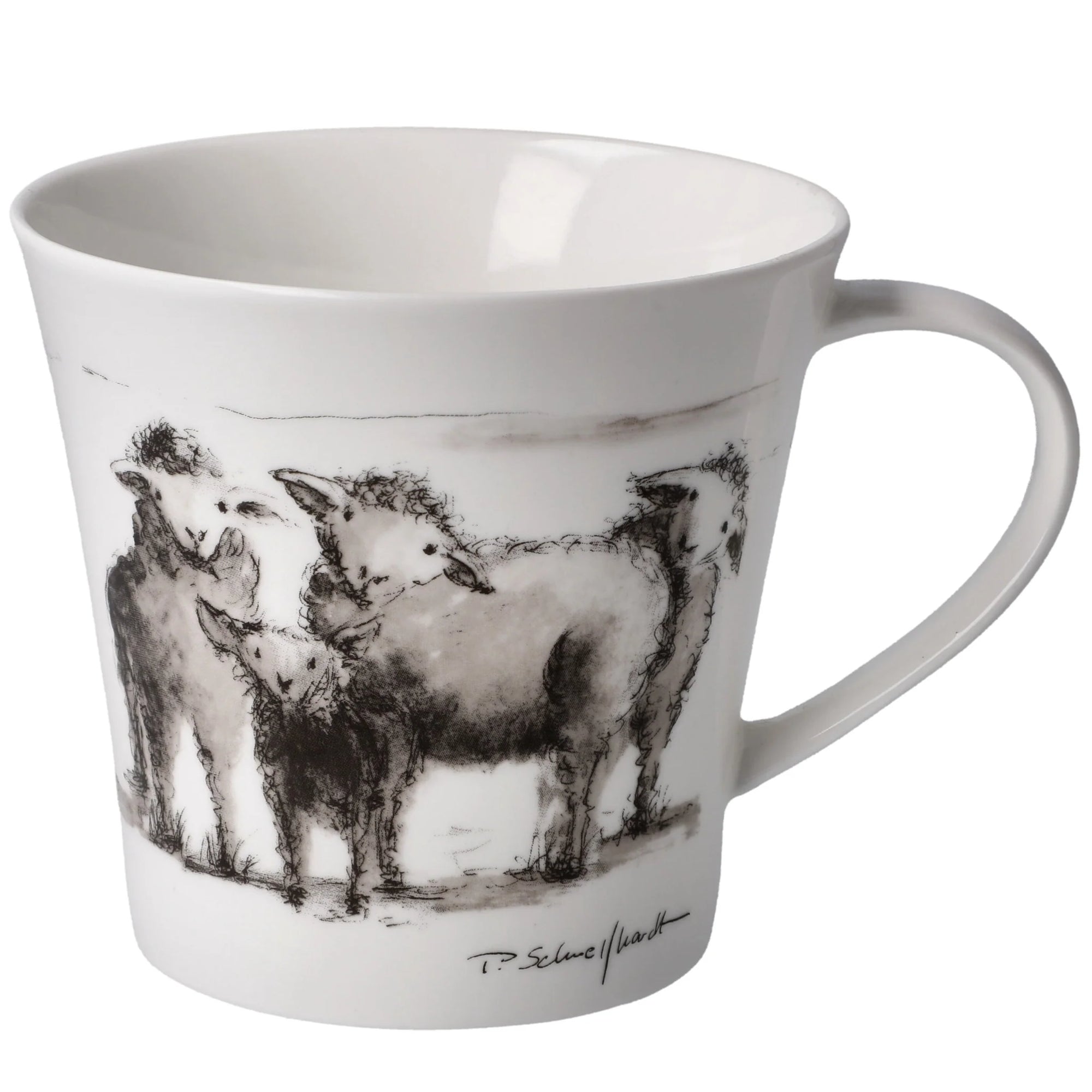 Goebel Curious Flock (sheep) mug - PS