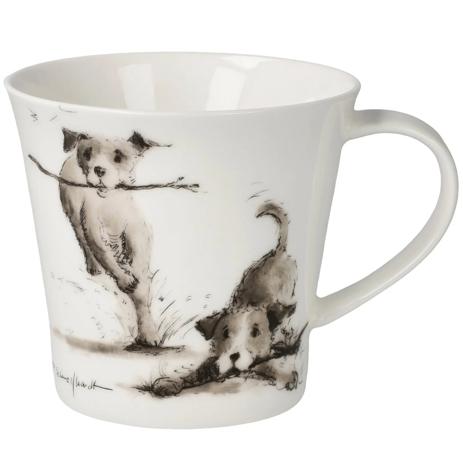 Goebel Play Mates (dogs playing) mug - PS