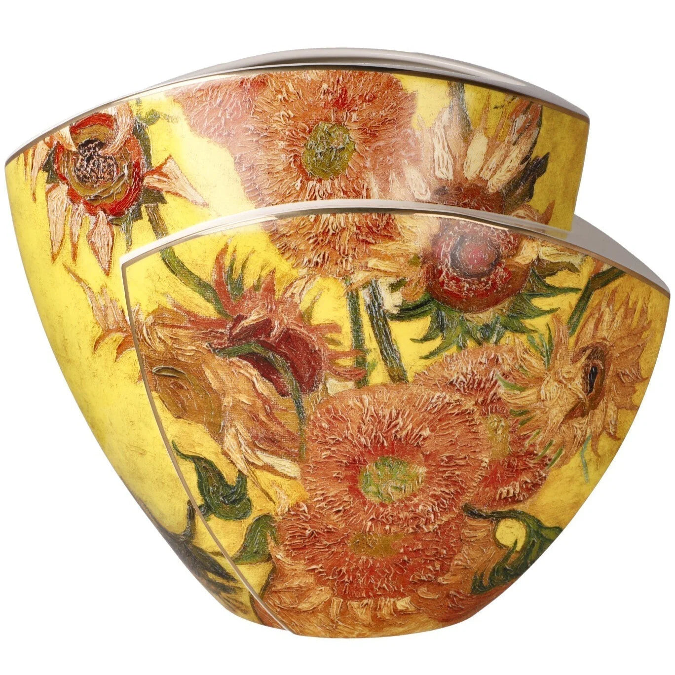 Goebel Van Gogh Sunflowers vase 29cm - AO
