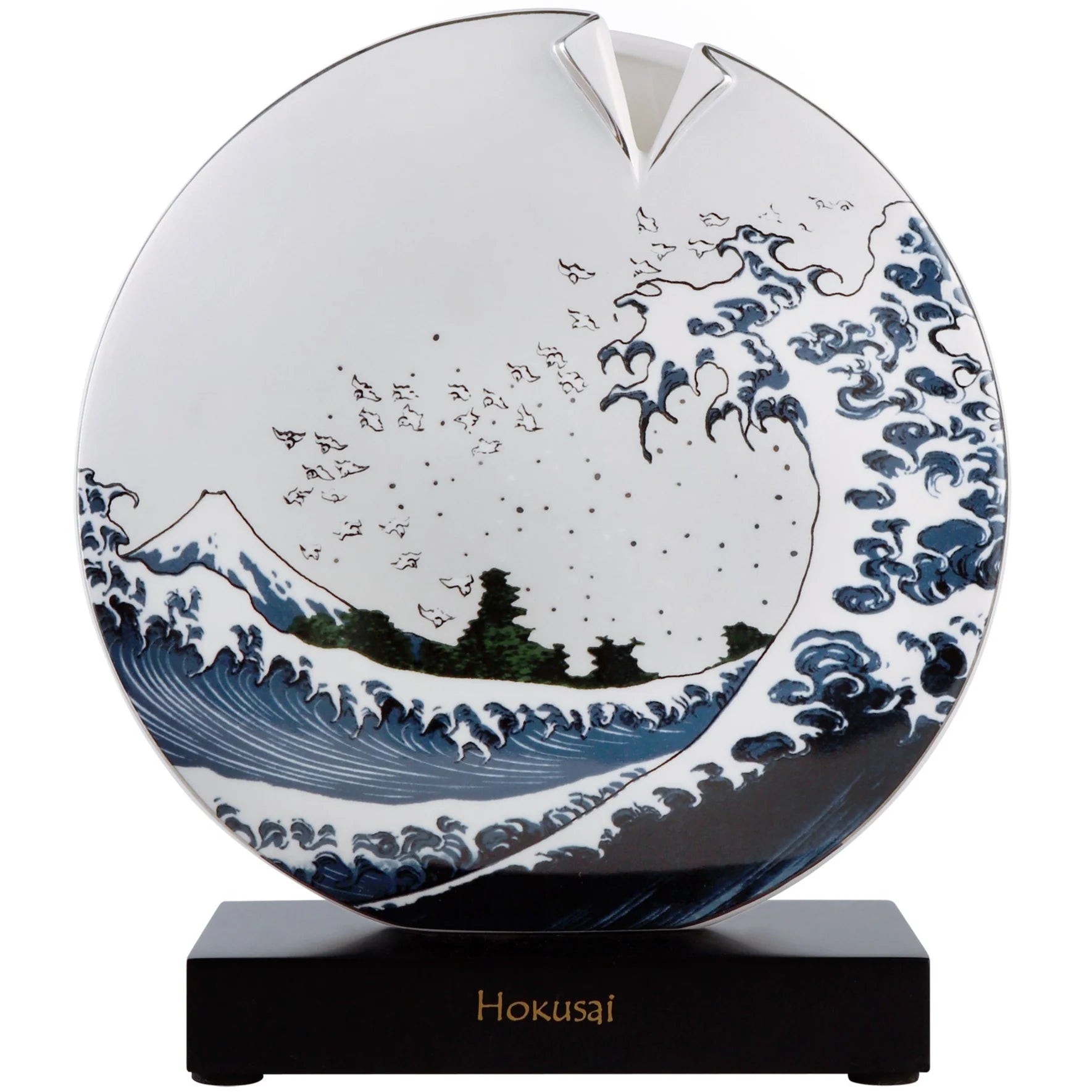 Goebel Hokusai Great Wave vase 22.5cm - AO