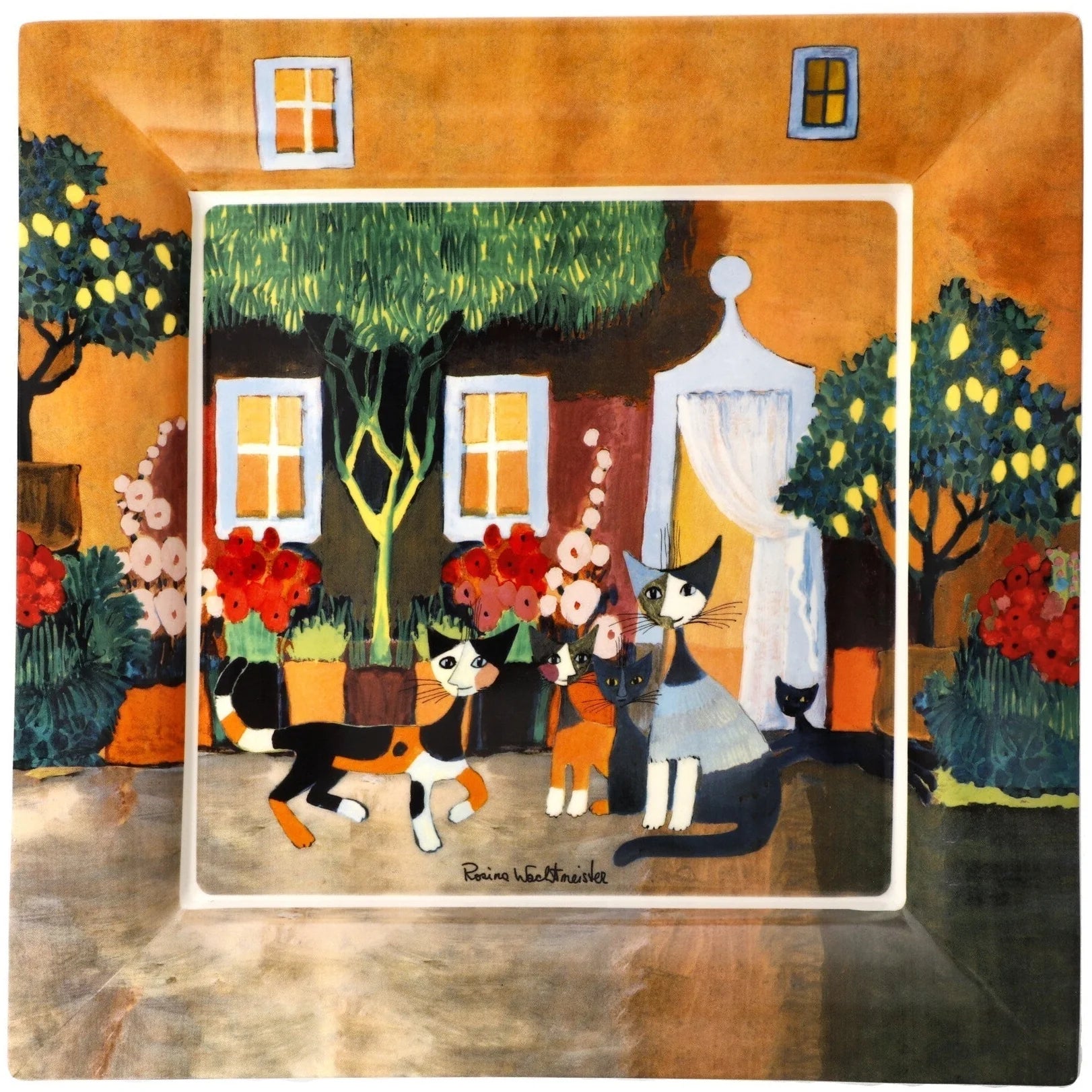 Goebel Rosina Una Bellissima Giornata plate - RW