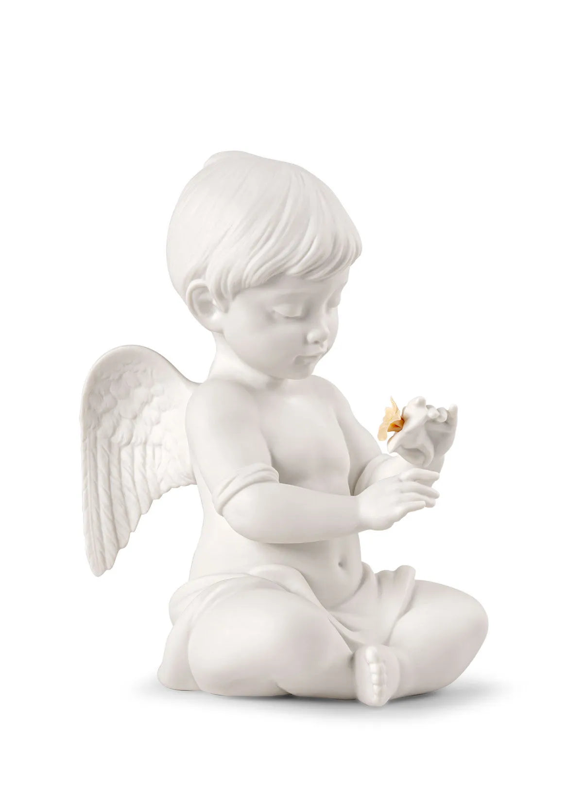 Lladro Angel with Flower-Goviers