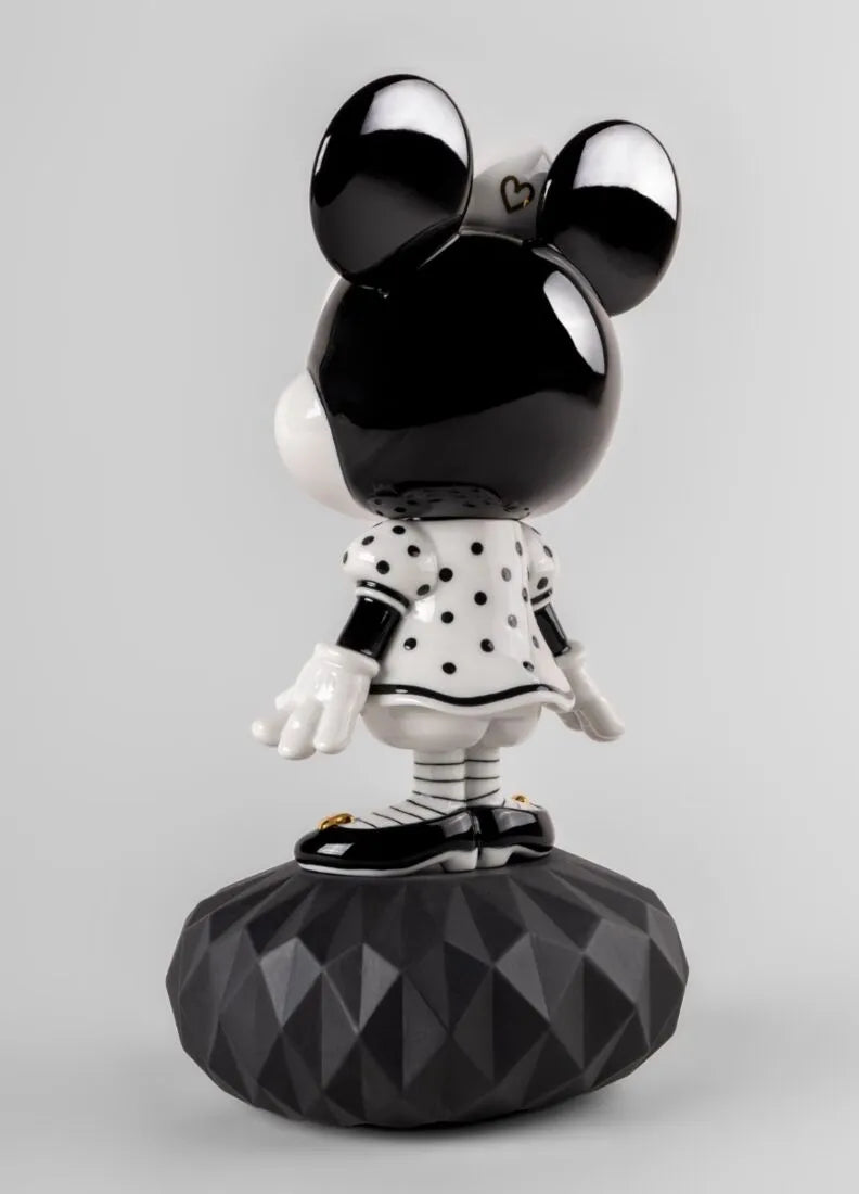 Lladro Minnie In Black And White-Goviers