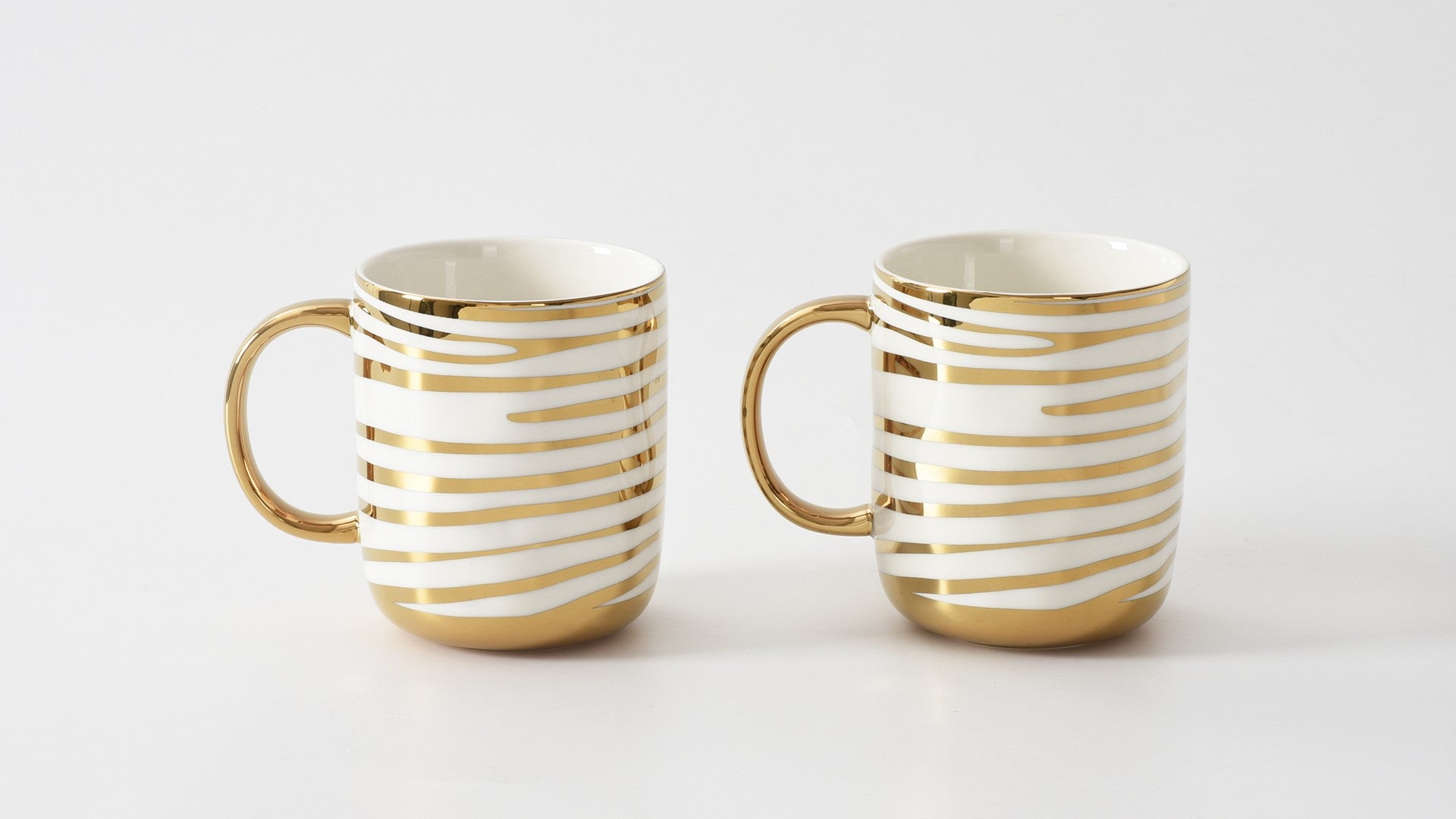Pampa Bay Get Gifty Set Of 2 Striped Mugs
