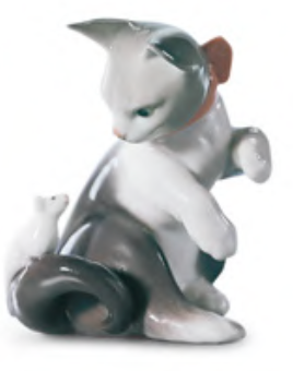 Lladro Cat And Mouse