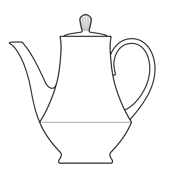 Noritake Hampshire Gold Coffee Server
