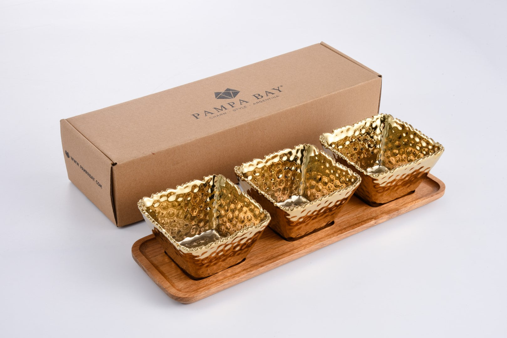Pampa Bay Golden Millennium Entertaining Set - 4 pc