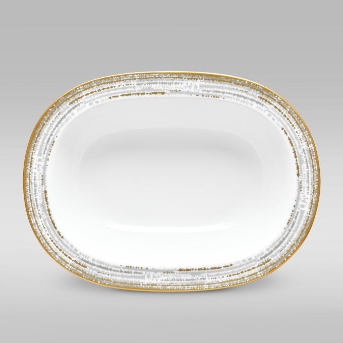 Noritake Haku Oval Vegetable Dish 27cm