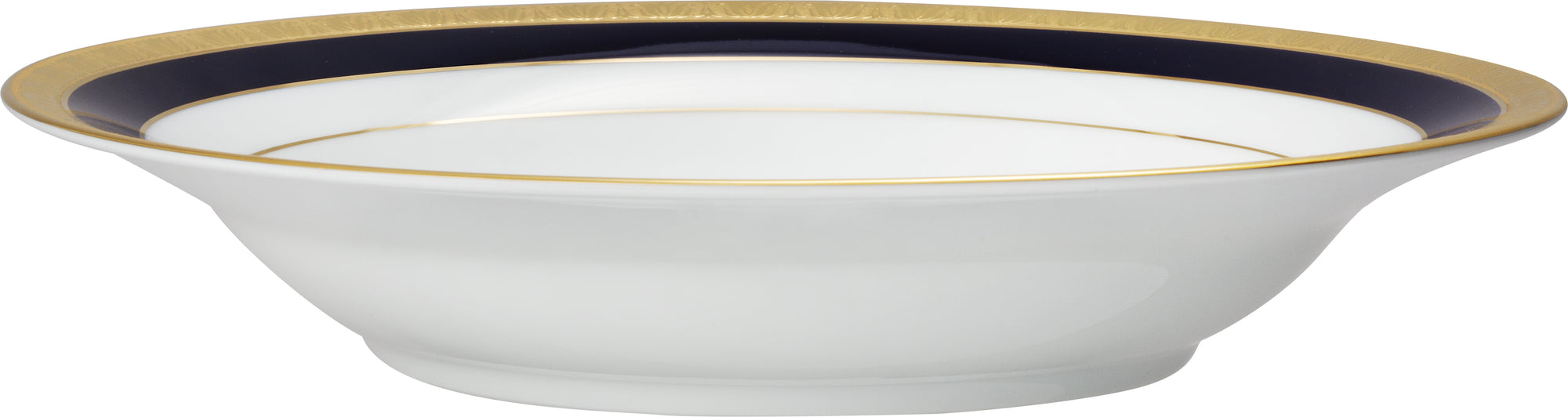 Legacy Cobalt Gold Rimmed Soup