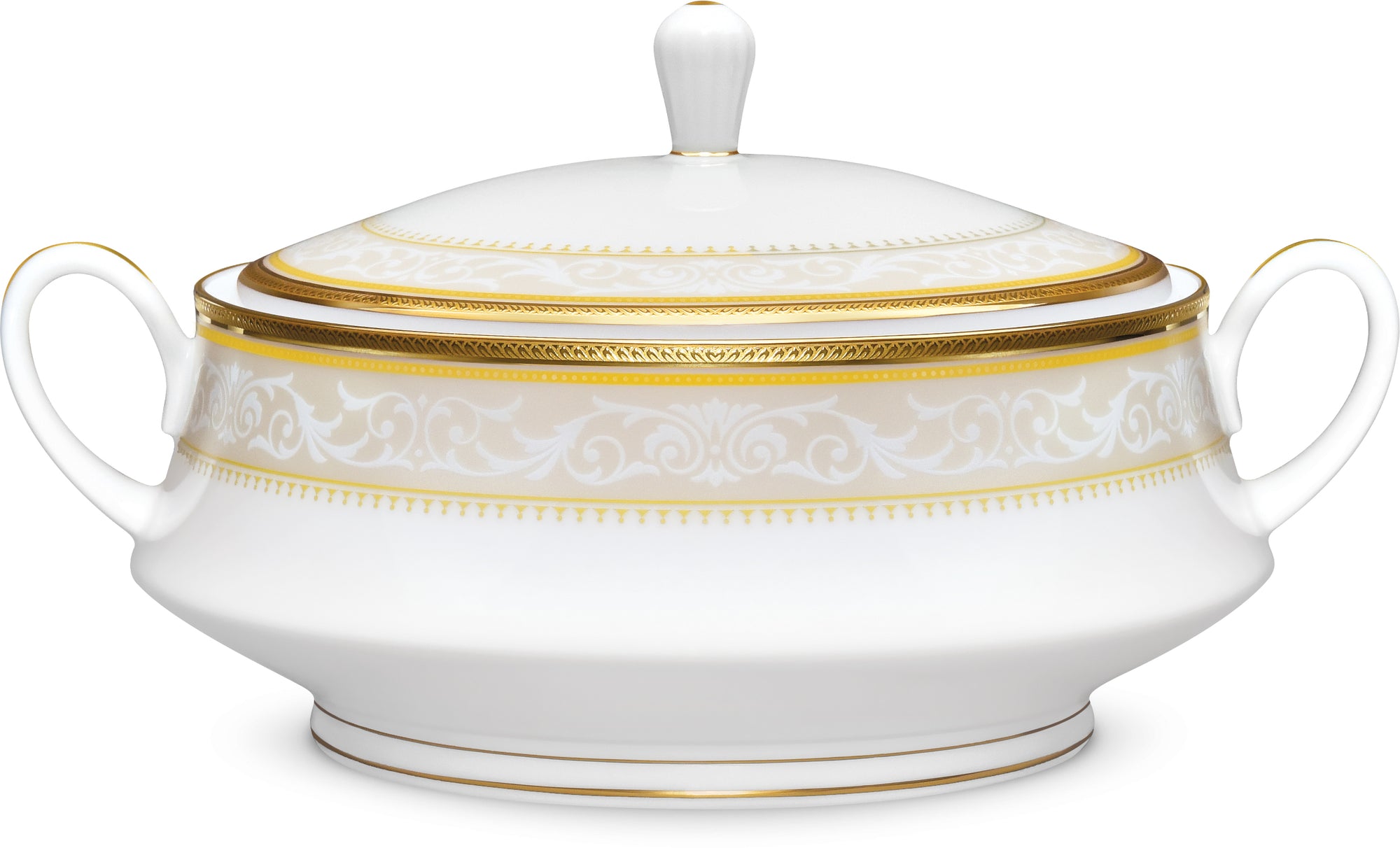 Glendonald Gold Covered Vegetable Dish