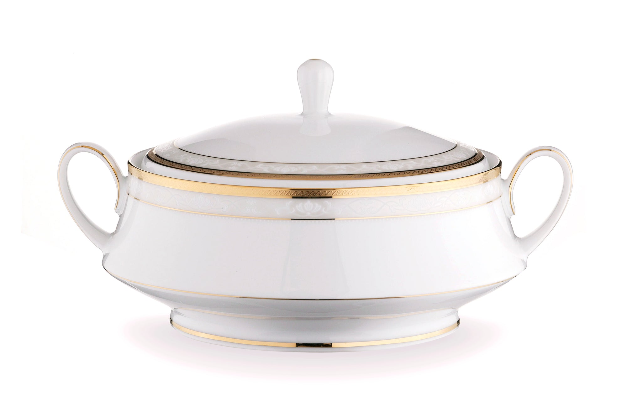 Hampshire Gold Covered Vegetable Dish