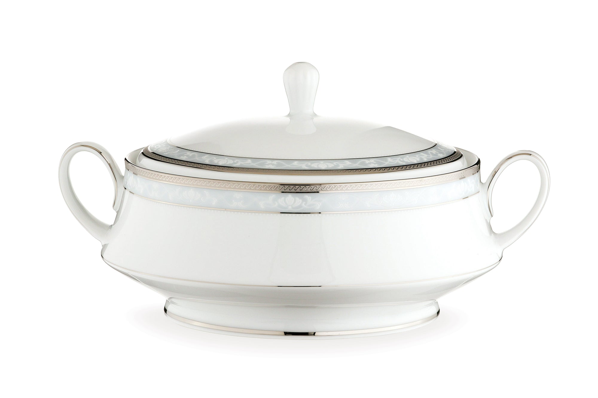 Hampshire Platinum Covered Vegetable Dish