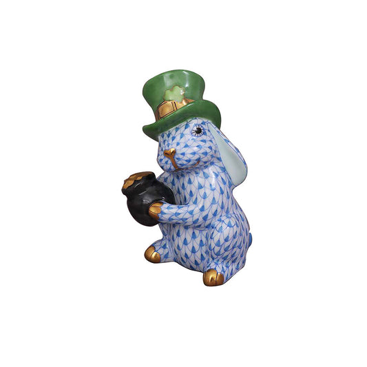 Herend Bunny with Leprechaun Hat VHB-Collectables-Goviers