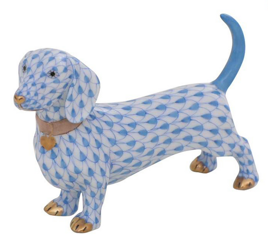 Herend Dachshund with collar-Collectables-Goviers
