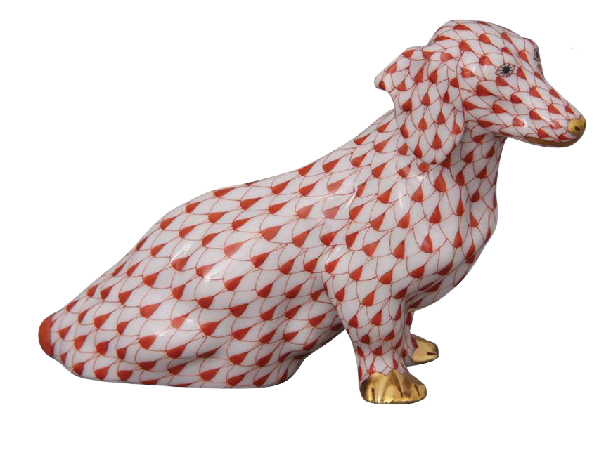 Herend Dachshund-Collectables-Goviers