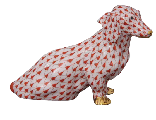 Herend Dachshund-Collectables-Goviers