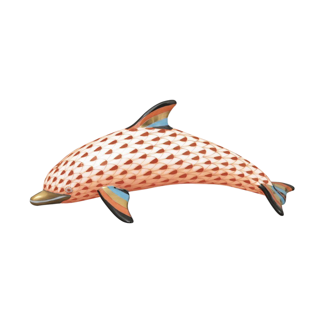 Herend Dolphin Father-Collectables-Goviers