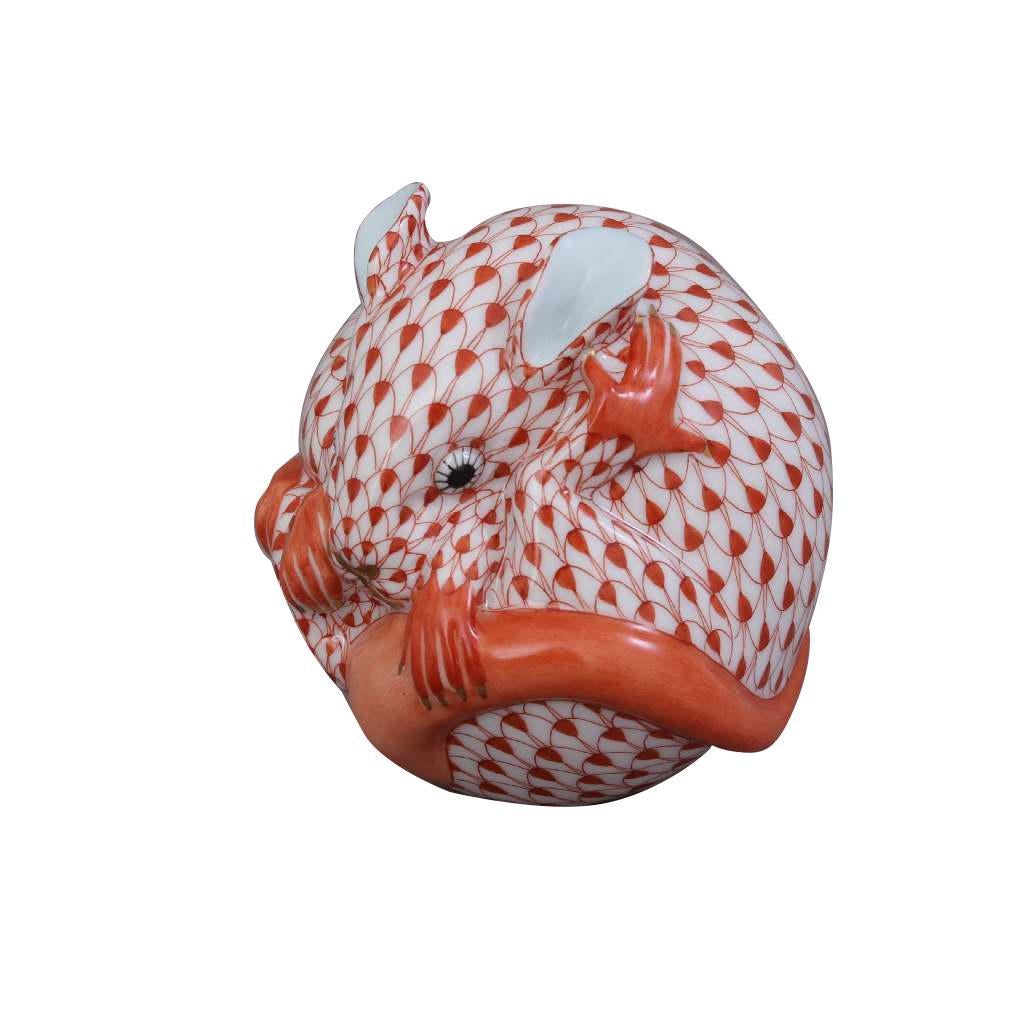 Herend Mouse Curled Up-Collectables-Goviers