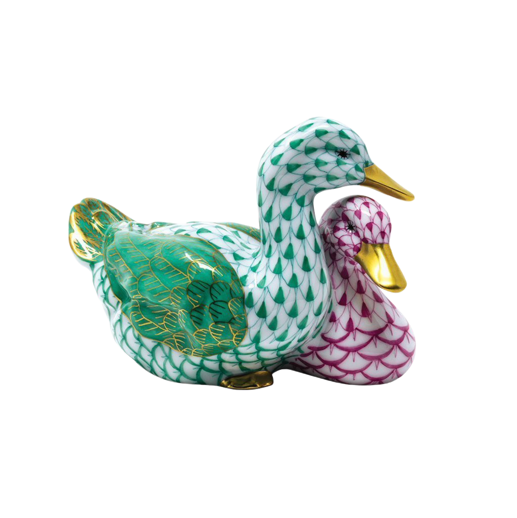 Herend Pair of Ducks-Collectables-Goviers