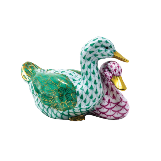 Herend Pair of Ducks-Collectables-Goviers