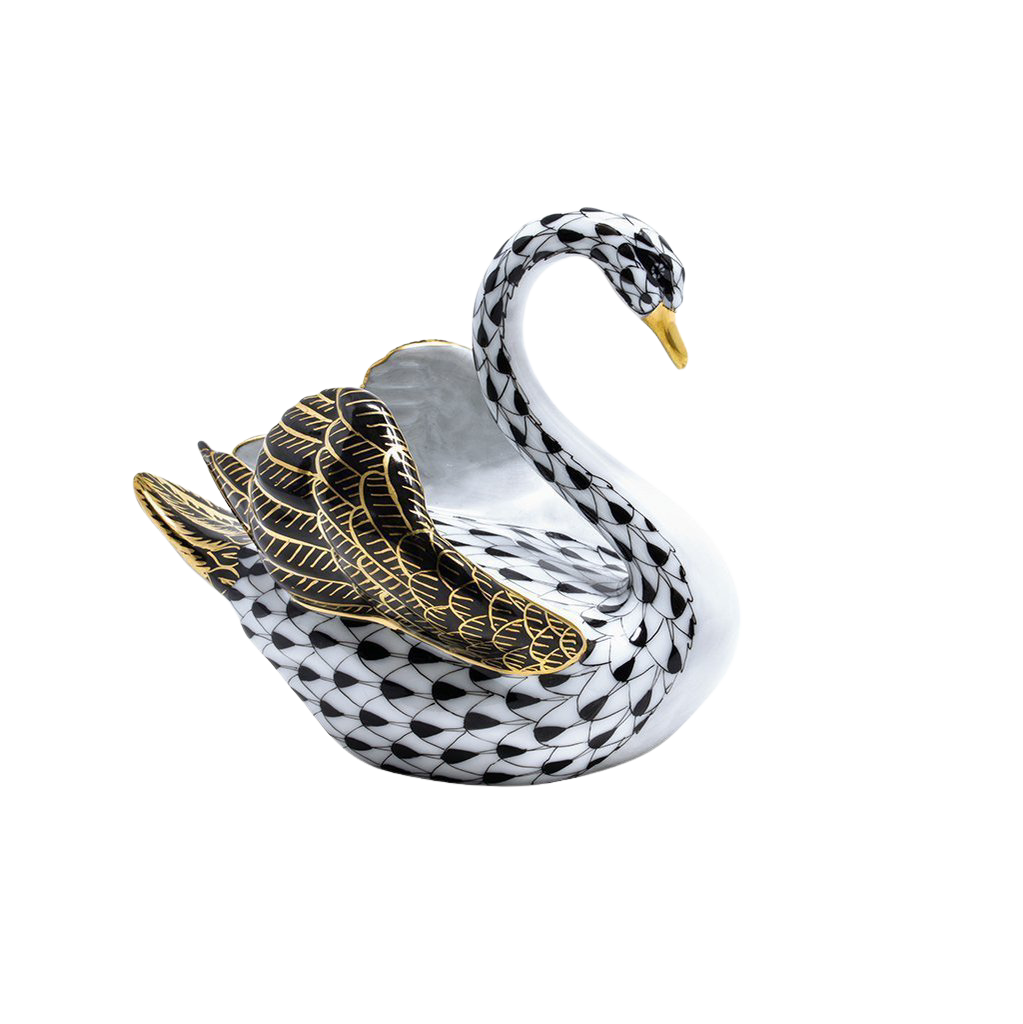 Herend Swan-Collectables-Goviers