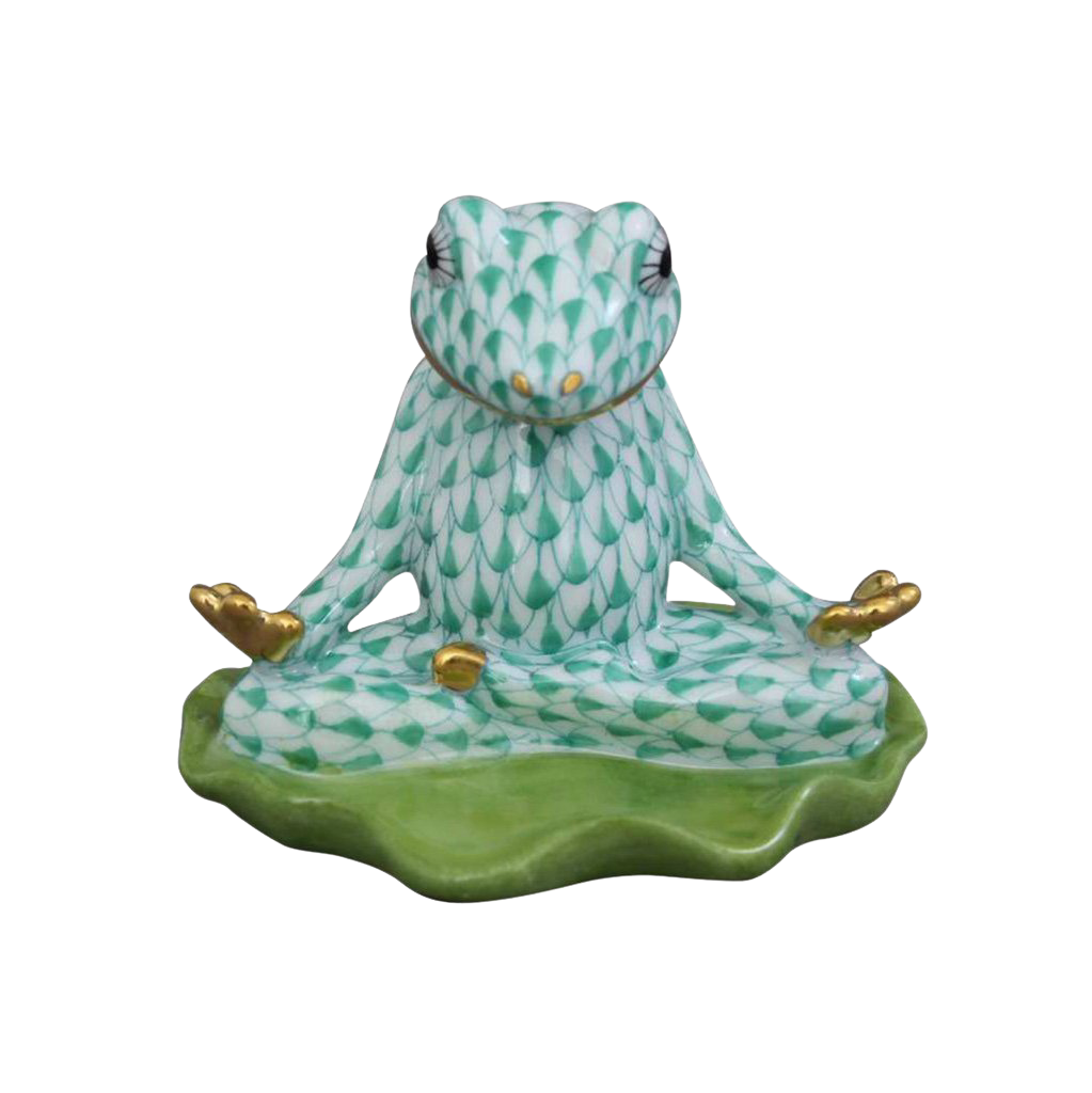 Herend - Yoga Frog-Collectables-Goviers