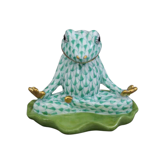 Herend - Yoga Frog-Collectables-Goviers
